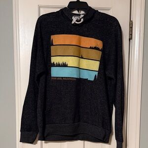 Hume Lake California Bella Canvas Black Hoodie